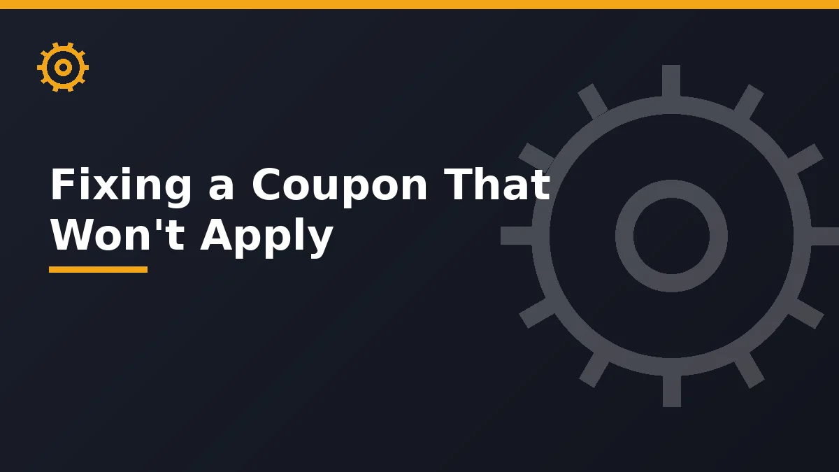 Why Your Detroit Axle Coupon Code Isn't Working